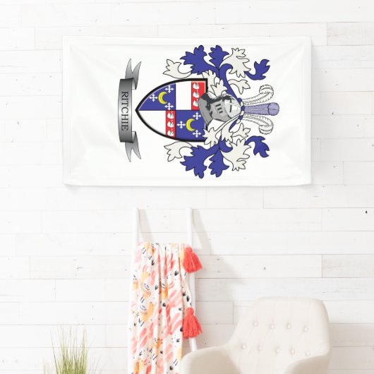 Ritchieの家紋の紋章付き外衣 横断幕 (インサイチュ)