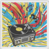 Ritmo Retro – Tocadiscos de los 80 シール (正面)