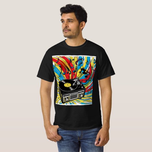 Ritmo Retro – Tocadiscos de los 80 Tシャツ (正面フル)