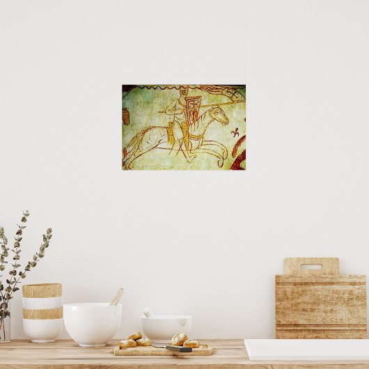 Ritter Kreuzfahrer ポスター (キッチン)