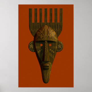 Ritual African Mask ポスター