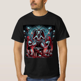 Ritual de la Oscuridad: Baphomet en el Altar Tシャツ