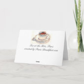 Ritzの茶、パリ カード (裏面)