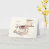 Ritzの茶、パリ カード (黄色い花)