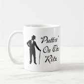 Ritzの軽快な人Puttin コーヒーマグカップ (左)