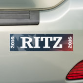 Ritz -グレンダRitz 2016年 バンパーステッカー (車上)