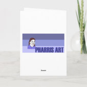 Rivaおよび息子の挨拶状(幸せな休日) シーズンカード (裏面)