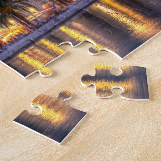 Rivaの水辺地帯、割れ目、クロアチア ジグソーパズル (側面)