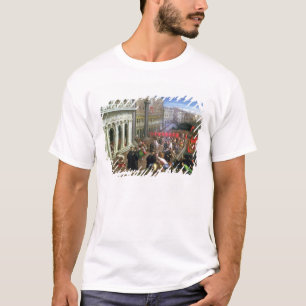 Rivaのdegli Schiavoni、ベニス(キャンバス) (detaの油 Tシャツ