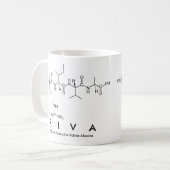 Rivaペプチド名mug コーヒーマグカップ (正面左)