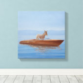 Riva 2010のロバ キャンバスプリント (インサイチュ (ウッドフロア))