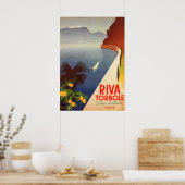 Riva Torbole, Lago de Gardaイタリアのヴィンテージ旅行 ポスター (キッチン)