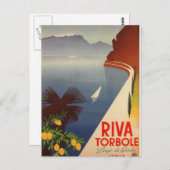 Riva Torbole、Lago di Garda ポストカード (正面/裏面)