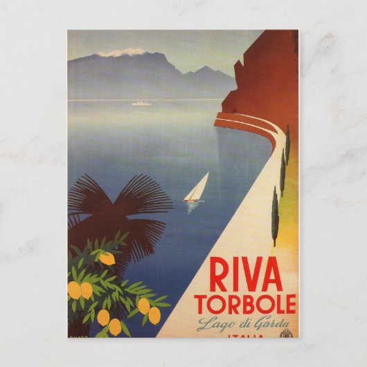 Riva Torbole、Lago di Garda ポストカード (正面)