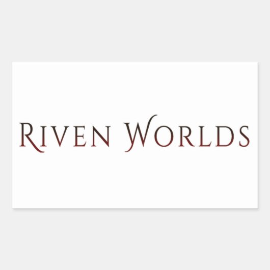 Riven Worldsステッカー 長方形シール (正面)