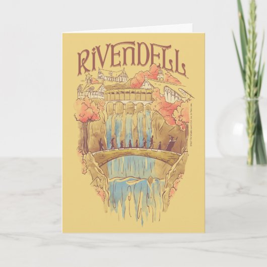 RIVENDELL™ ファンタジー水彩イラスト カード (正面)