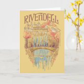 RIVENDELL™ ファンタジー水彩イラスト カード (黄色い花)
