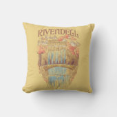 RIVENDELL™ フェローシップ水彩イラスト クッション (正面)