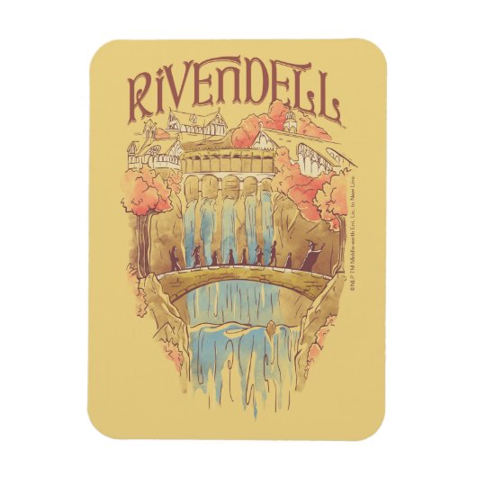 RIVENDELL™ 水彩イラスト マグネット (縦)