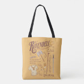 RIVENDELL™ 水彩コラージュ グラフィック トートバッグ (裏面)