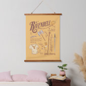 RIVENDELL™ 水彩コラージュ グラフィック 吊り下げ型タペストリー (寝室)