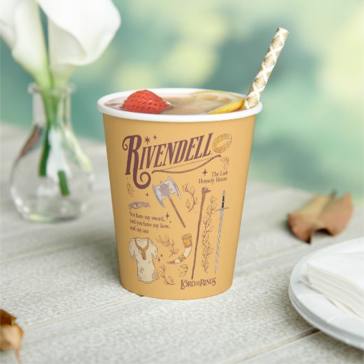 RIVENDELL™ 水彩コラージュ グラフィック 紙コップ (インサイチュ)