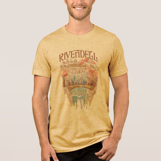RIVENDELL™ Fellowship Watercolor Illustration トライブレンドＴシャツ (正面)