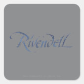 Rivendell Name Textured スクエアシール (正面)