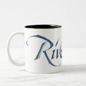 Rivendell Name Textured ツートーンマグカップ (左)