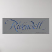 Rivendell Name Textured ポスター (正面)