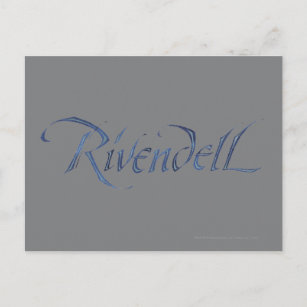 Rivendell Name Textured ポストカード