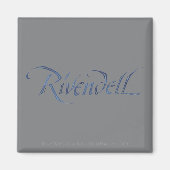 Rivendell Name Textured マグネット (正面)