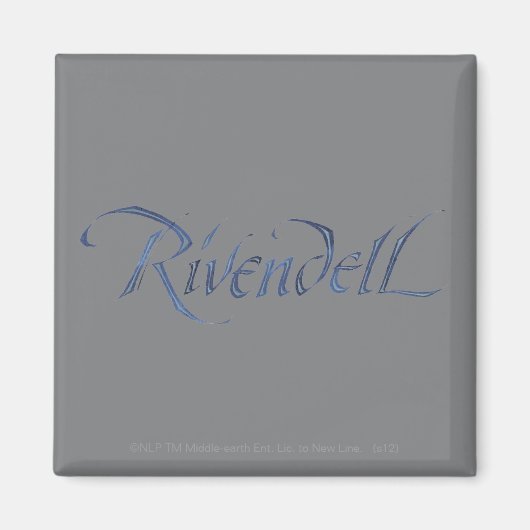 Rivendell Name Textured マグネット (正面)