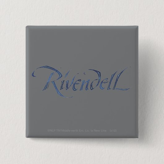 Rivendell Name Textured 缶バッジ (正面)