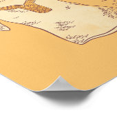 RIVENDELL™ Watercolor Collage Graphic ポスター (角)