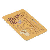 RIVENDELL™ Watercolor Collage Graphic マグネット (右側)