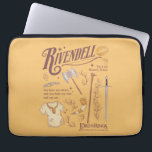 RIVENDELL™ Watercolor Collage Graphic ラップトップスリーブ<br><div class="desc">Journey across Middle-Earth™ with this beautifully illustrated Lord of the Rings™ design featuring Rivendell™. Featuring an artful collection of iconic elements — including an Elven blade, bow, axe, staff, and the One Ring — this collage captures the strength, unity, and quiet wisdom found within the Fellowship. Meaningful phrases like “You...</div>