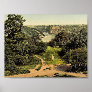 River Avon from Clifton Downs, Bristol, England cl ポスター