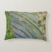 River between coconut trees painting アクセントクッション (裏面)