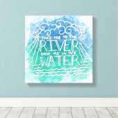 River Canvas Printに移動 キャンバスプリント (インサイチュ (ウッドフロア))