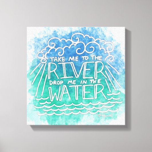River Canvas Printに移動 キャンバスプリント (正面)