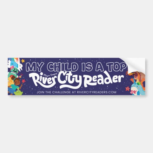 River City Readers Bumper Sticker バンパーステッカー (正面)