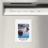 River Dart, Galmpton Creek, Devon, England マグネット (インサイチュ (食洗機))