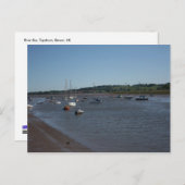 River Exe、Topsham、Devon、英国 ポストカード (正面/裏面)