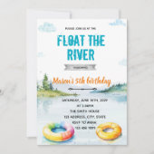 River float party invitation 招待状 (正面)