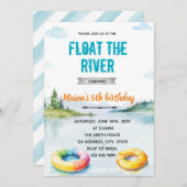 River float party invitation 招待状 (正面/裏面)