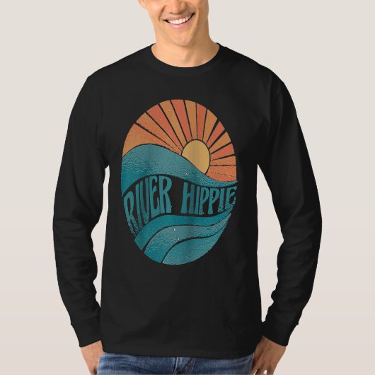 River Hippie Raglan Baseball Tシャツ (正面)