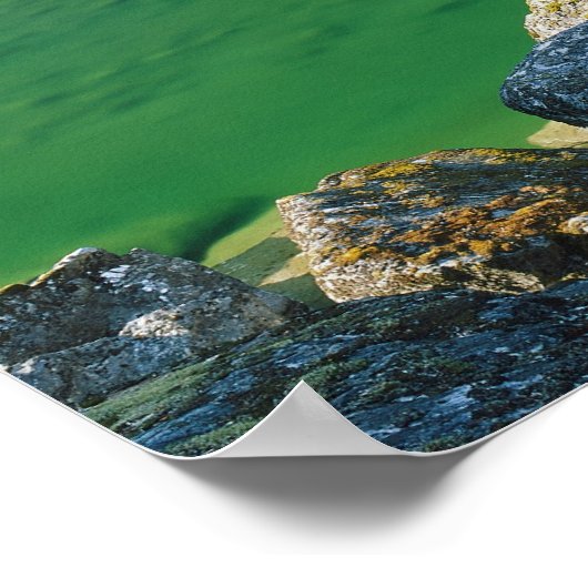 River in North Cascade National Park ポスター (角)