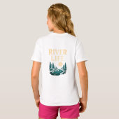 River Is Life Women's T-Shirt - インスパイア自然 Tシャツ (裏面フル)