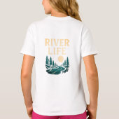 River Is Life Women's T-Shirt - インスパイア自然 Tシャツ (裏面)